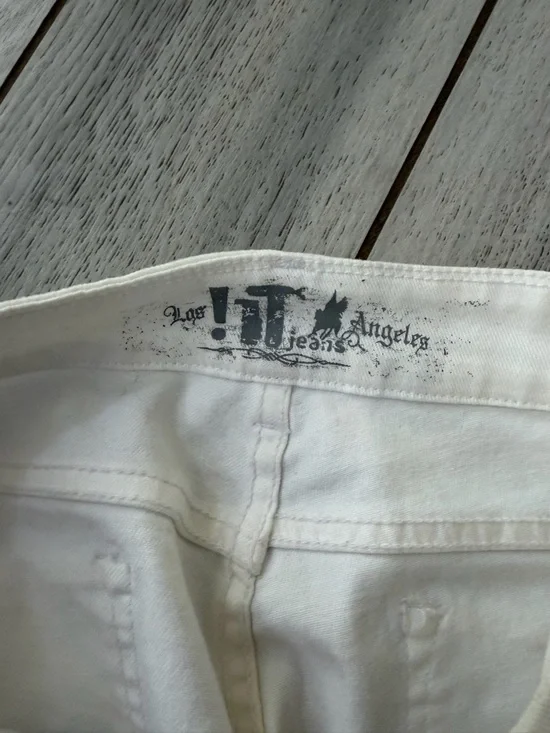 White Jean Shorts - Picture 6 of 12